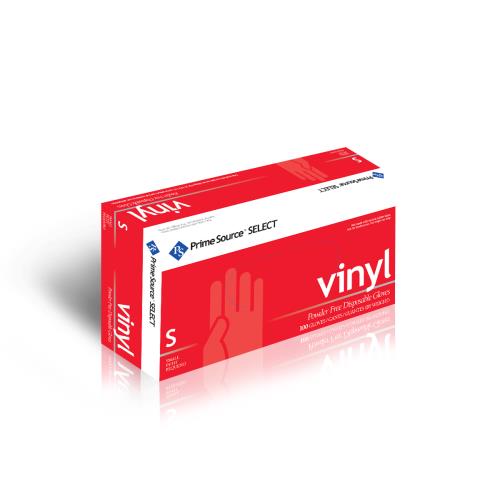 P/S Select Vinyl P/F Small Glove Gp Clear 10/100CS