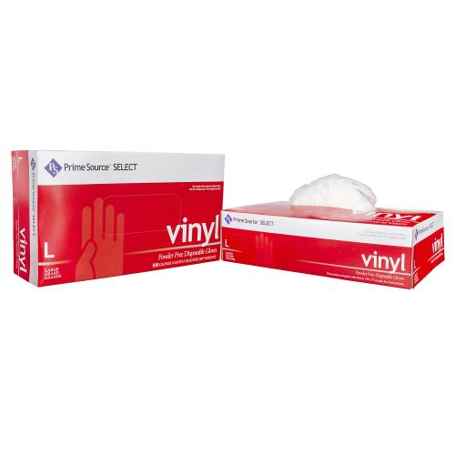 P/S Select Vinyl P/F Large Glove Gp Clear 10/100CS