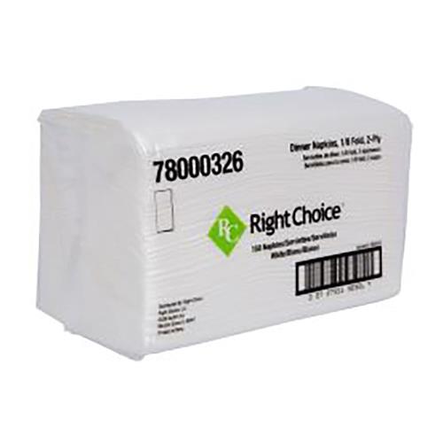 Dinner Napkin 2 Ply, 1/8 Fold, 14.2 X 16.5
