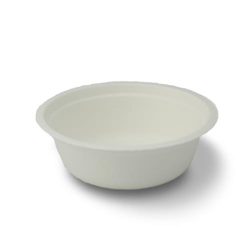 16OZ White Bowl Compostable