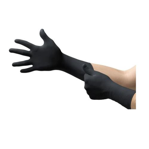 Workhorse 650 Series Powder Free Nitrile Gloves, Black, Large, 1/CS/1000