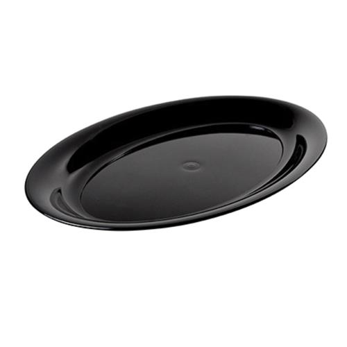" x 14" Black Polystyrene Cater Tray