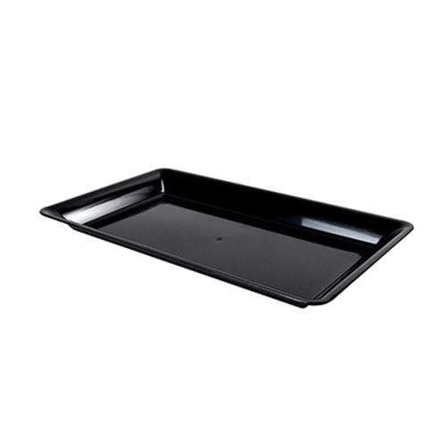 " x 12" Black Polystyrene Cater Tray