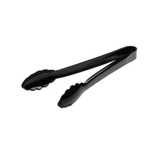 PLATTER PLEASERS TONGS SCALLOPED P/S 9" BLACK