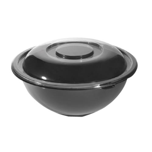 SUPER BOWL SALAD BOWL PET 320-OZ BLACK