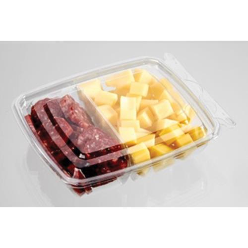 Snack Pack Container Tamper Evident P/E 6X5X1.5 Clear