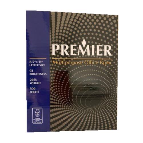 PREMIER COPY PAPER 20# 8.5X11 92 BRIGHT WHITE