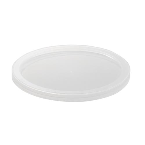 OVERCAP LID PP 8-32OZ INJ MOLDED LID CLEAR