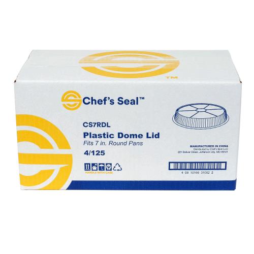 7" Round Dome Lid Ops Clear For CS7R Pan