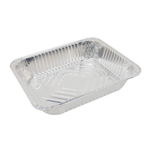 STEAM PAN 1/2 SIZE ALUM HVY WEIGHT DEEP SILVER
