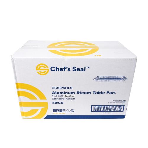 CS1SPSHLS  STEAM PAN FULL SIZE ALUM STANDARD WT. SHALLOW SLVR