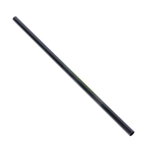 JUMBO STRAW BLACK__ 7.75IN BOXED UNWRAPPED________