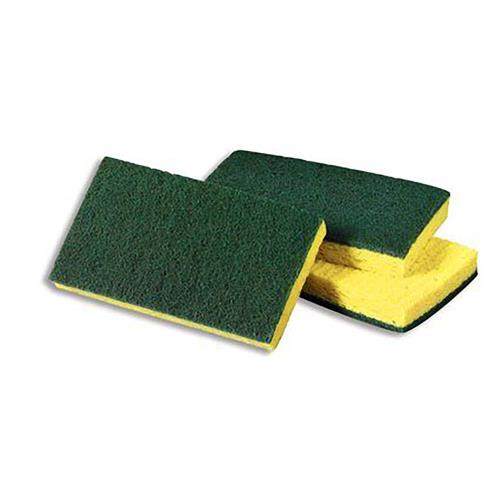 Scotch-Brite® Cellulose Scrubbing Sponge, Green/Yellow, 3.5"