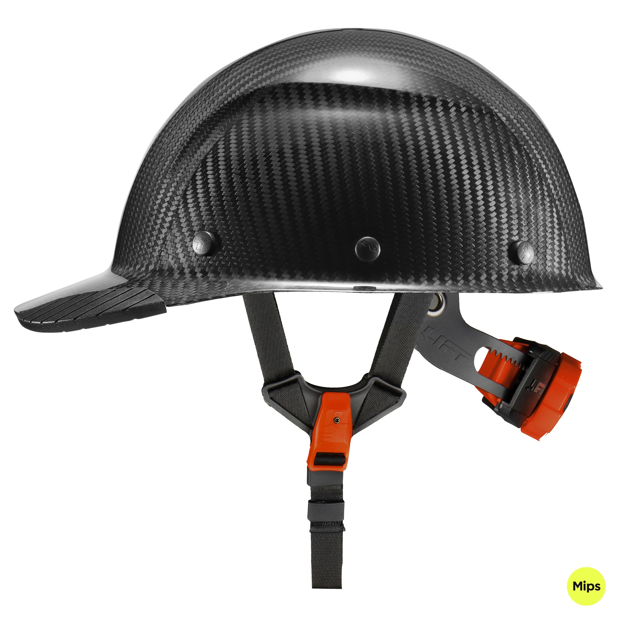 Dax Carbon Mips Hard Hat (Carbon Gloss) - Cap Style