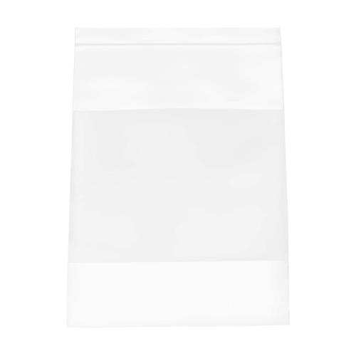 Reclosable Bag 2-MIL 4X6 Clear White Write On Block